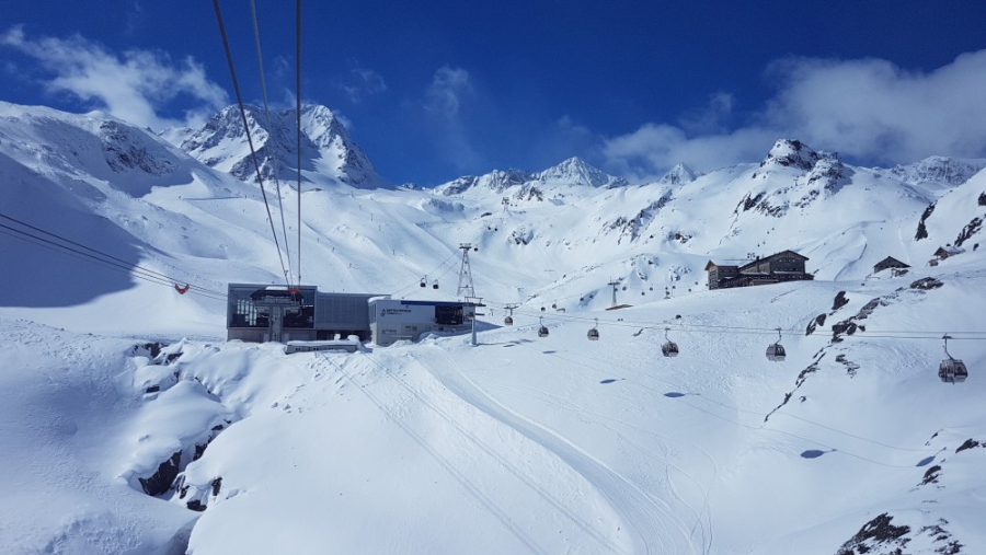 De 4 skigebieden van het Stubaital. Foto: Ivo Eimermann